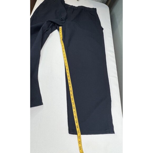 Carhartt Loose Fit Washed Duck Utility Work Pants Mens Sz 44x32 Blue BN0011 New - Picture 8 of 14